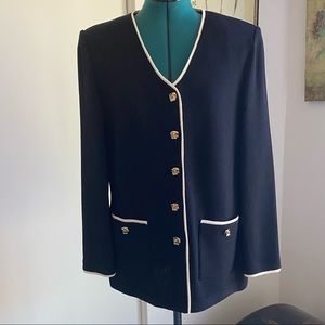 St John knit blazer size 10